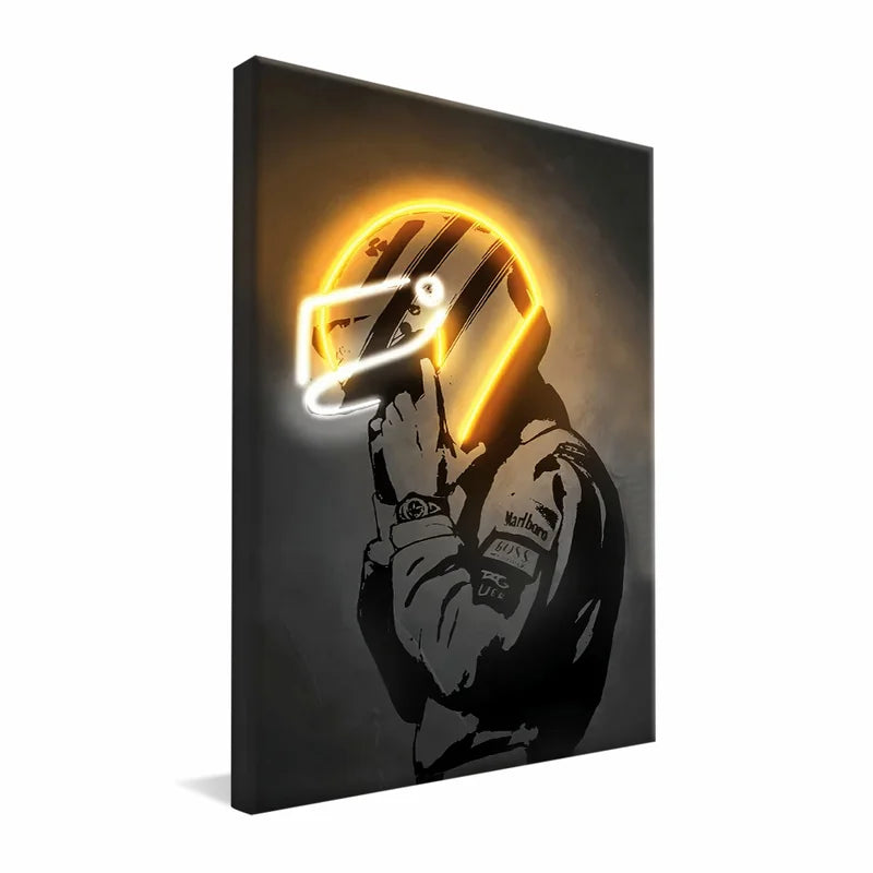 Quadro Decorativo Corredor Dourado