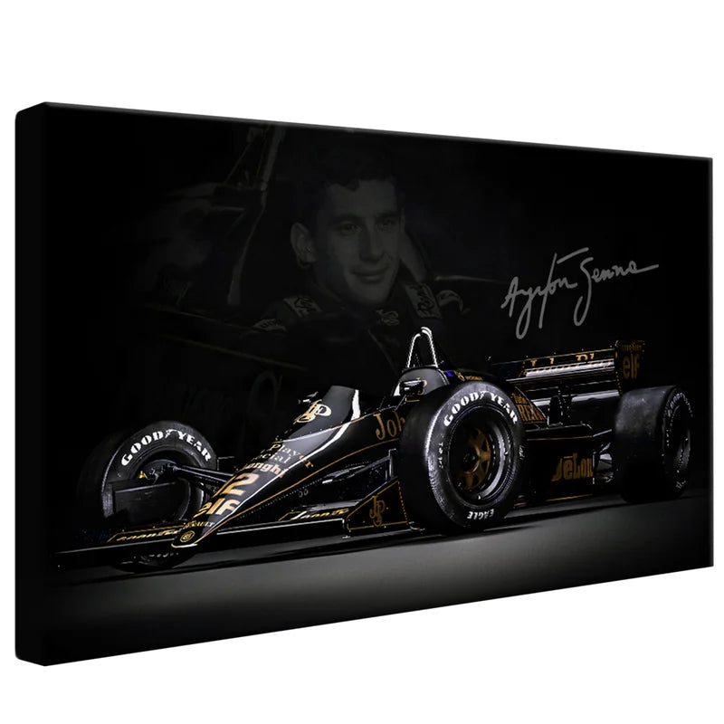 Quadro Decorativo Ayrton Senna Lotus 97T