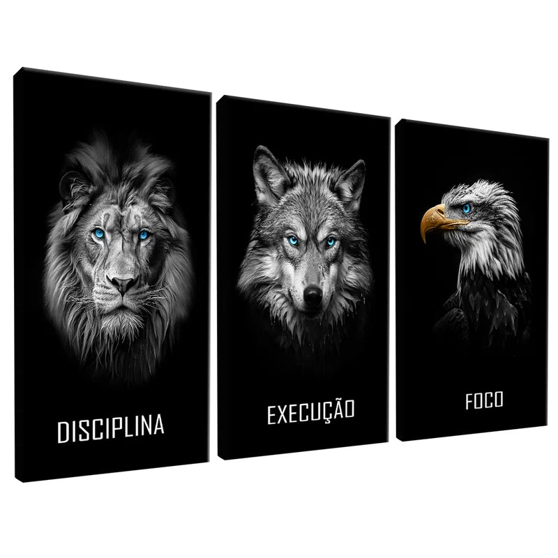 Quadros Decorativos Disciplina Execução e Foco