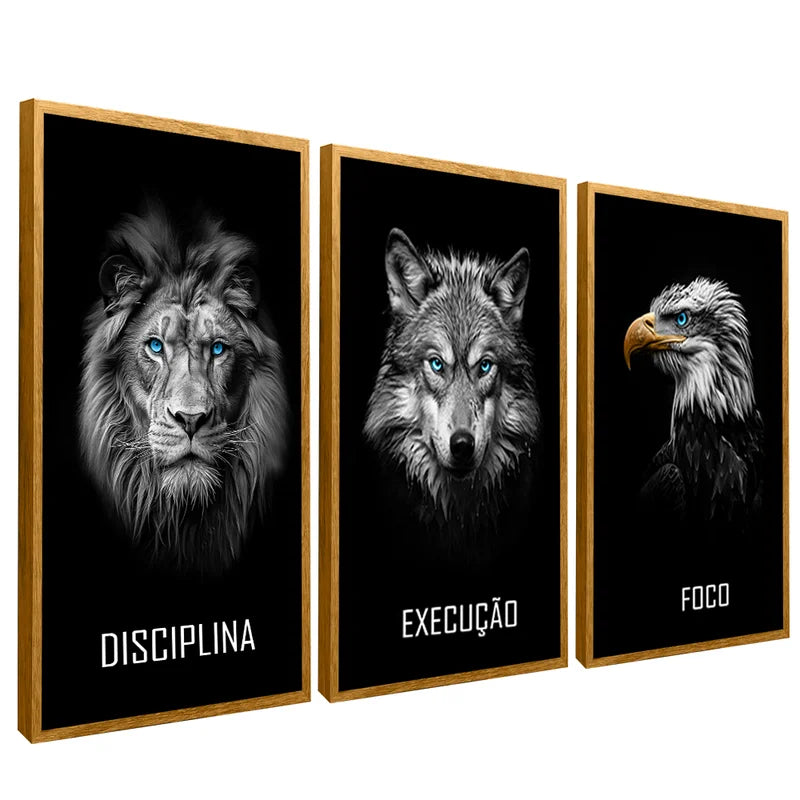 Quadros Decorativos Disciplina Execução e Foco