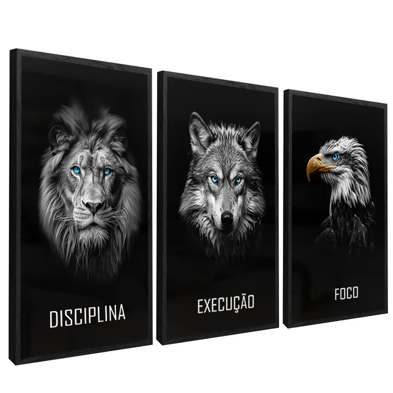 Quadros Decorativos Disciplina Execução e Foco