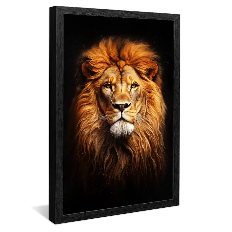 Quadro Decorativo Majestoso Leão de Judá