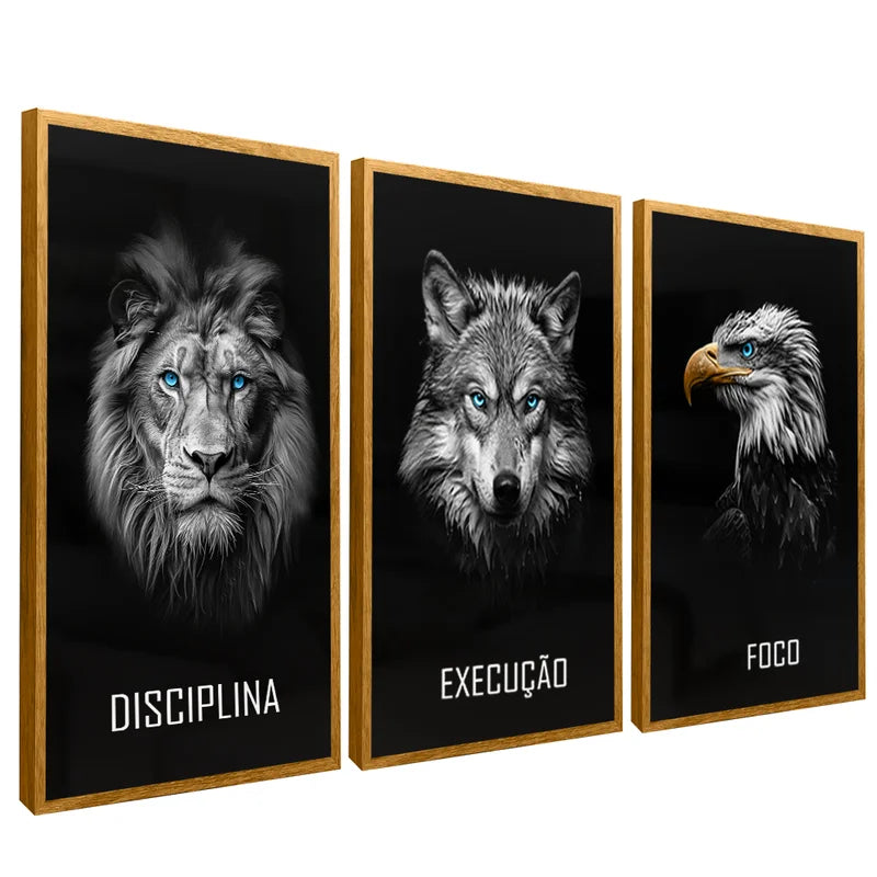 Quadros Decorativos Disciplina Execução e Foco