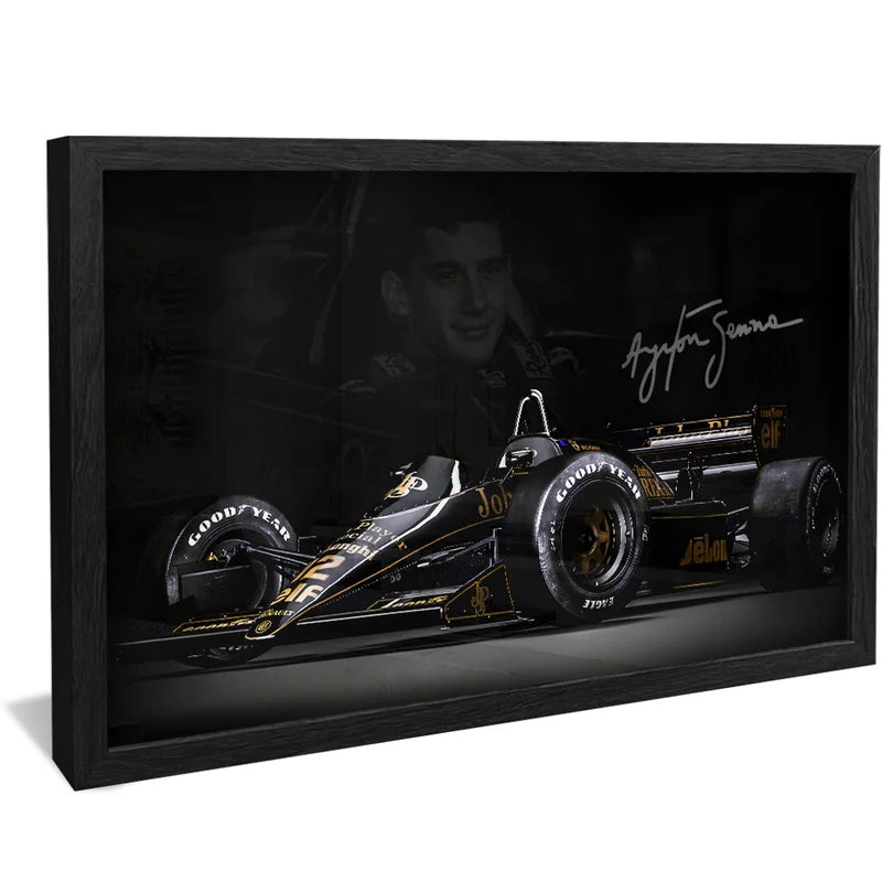Quadro Decorativo Ayrton Senna Lotus 97T