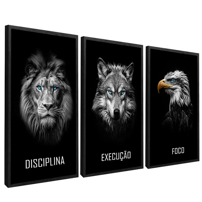 Quadros Decorativos Disciplina Execução e Foco