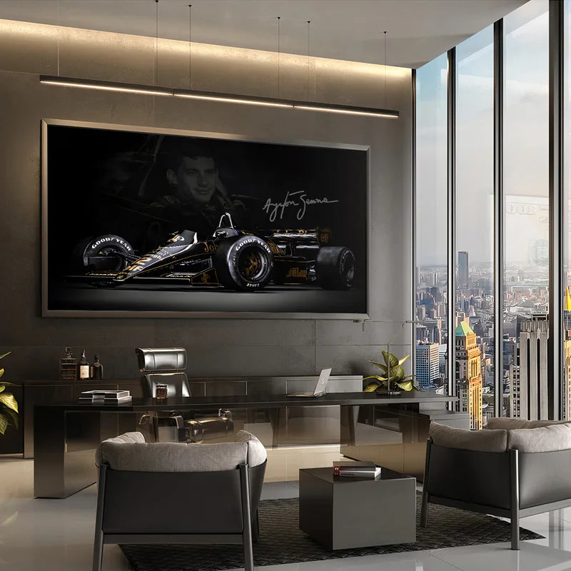 Quadro Decorativo Ayrton Senna Lotus 97T